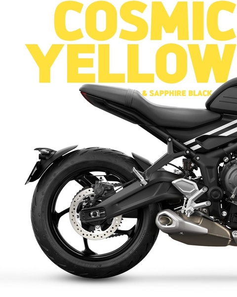 motorcycle, motorbike, bike, sport bike, street bike, product launch, minimalist, modern typography, bold, energetic, yellow, black
